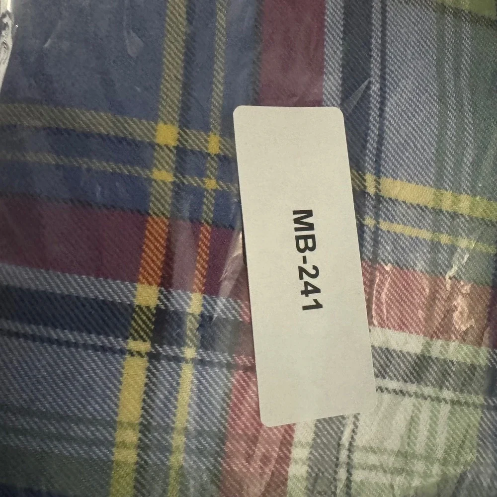 Polo Ralph Lauren‎ Mens XXL Classic Fit Plaid Button Down Shirt Blue Multi Color